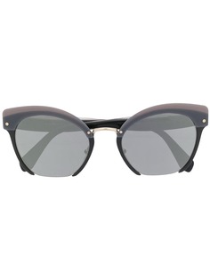 Miu Miu Eyewear солнцезащитные очки в квадратной оправе