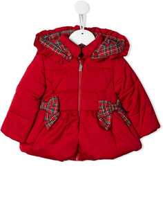 Lapin House дутое пальто в шотландскую клетку