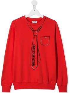 Moschino Kids толстовка Trompe-loeil