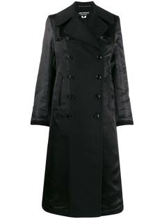 Junya Watanabe двубортное пальто с контрастными рукавами