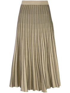 Proenza Schouler юбка миди с эффектом металлик