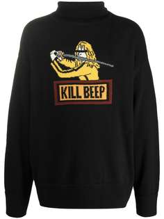 Ader Error свитер Kill Beep с воротником-воронкой