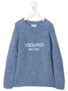 Woolrich Kids трикотажный джемпер с логотипом