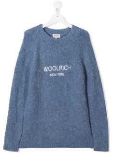 Woolrich Kids трикотажный джемпер с логотипом