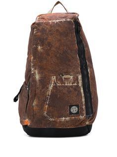 Stone Island paintball logo backpack