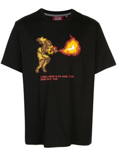 Mostly Heard Rarely Seen 8-Bit футболка с принтом I Will Meditate And Then Destroy You