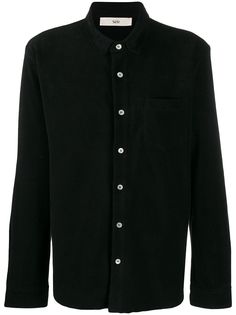 Séfr bathrobe slim-fit shirt