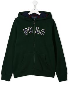 Ralph Lauren Kids худи на молнии с логотипом