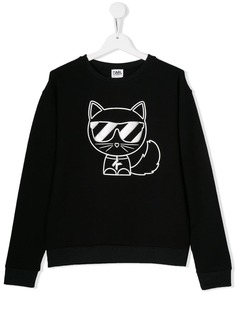 Karl Lagerfeld Kids толстовка с логотипом