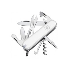 Складной нож Victorinox Climber, функций: 14, 91мм, белый , коробка картонная [1.3703.7r]