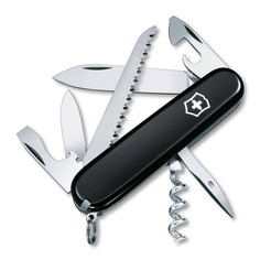 Складной нож Victorinox Camper, функций: 13, 91мм, черный , коробка картонная [1.3613.3r]