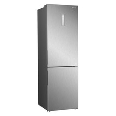 Холодильник SHARP SJ-B340ESIX, двухкамерный, серебристый металлик