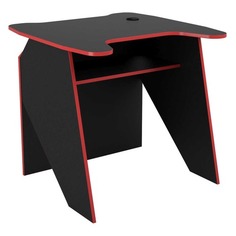 Стол игровой ВИТАЛ-ПК СтК003-1, ЛДСП, черный и красный