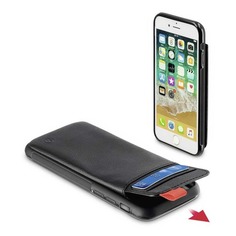 Чехол (клип-кейс) HAMA Red Sensation No. 1, для Apple iPhone 6/6s/7/8, черный [00186153]