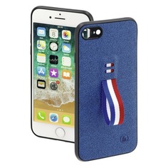 Чехол (клип-кейс) HAMA Red Sensation No. 3, для Apple iPhone 7/8, синий/красный [00186184]