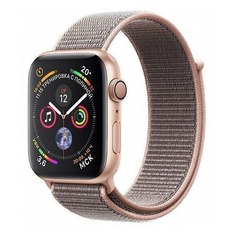 Смарт-часы APPLE Watch Series 4 40мм, золотистый / розовый [mu692/a]