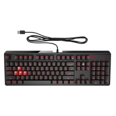 Клавиатуры Клавиатура HP OMEN 1100, USB, черный + красный [1my13aa]