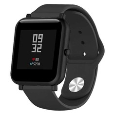 Ремешок DF xiClassicband-01 для Xiaomi Amazfit Bip, черный [df xiclassicband-01 (black)]