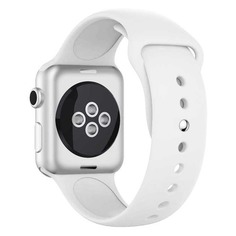 Ремешок DF iClassicband-01 для Apple Watch Series 3/4/5 белый (DF ICLASSICBAND-01 (WHITE))