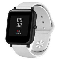 Ремешок DF xiClassicband-01 для Xiaomi Amazfit Bip, белый [df xiclassicband-01 (white)]