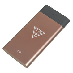 Внешний аккумулятор (Power Bank) Guess, 8000мAч, розовое золото [gul24wpb8tlrg] Noname