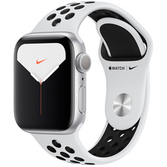 Смарт-часы Apple Watch S5 Nike+ 40mm Silver Sport Band (MX3R2RU/A)