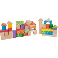 Деревянный конструктор Edufun , 50 дет.
