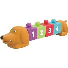 Развивающая игрушка Little Hero Собачка с кубиками
