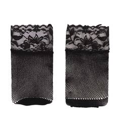Носки Женские штучки ажурные, цвет: черный
