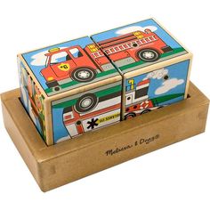 Кубики-пазл Melissa&Doug Транспорт