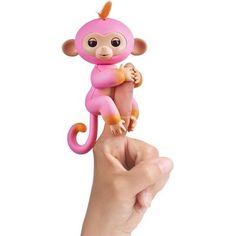 Интерактивная игрушка Fingerlings Обезьянка Саммер розово-оранжевый