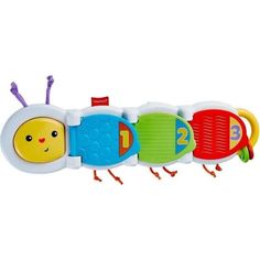 Развивающая игрушка Fisher-Price Гусеница с сюрпризом 34 см