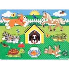 Пазл Melissa&Doug Домашние животные