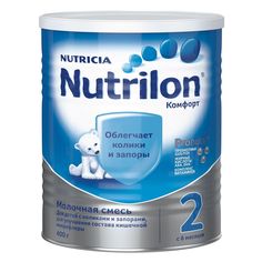 Молочная смесь Nutrilon Комфорт 2 с 6 месяцев, 400 г