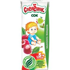 Сок Спеленок яблоко-вишня, 200 мл
