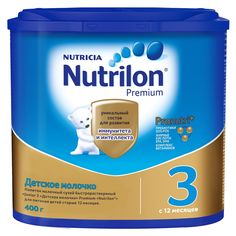 Молочная смесь Nutrilon Premium Junior 3 PronutriPlus с 12 месяцев, 400 г