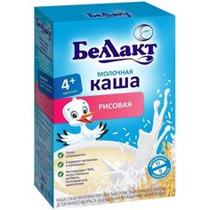 Каша Беллакт молочная Рисовая с 4 месяцев 200 г