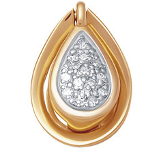 Золотые кулоны, подвески, медальоны Vesna jewelry