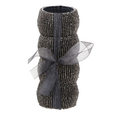 Кольца для салфеток 4 шт бисер. Серый Koopman tableware