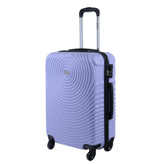Чемодан пластиковый Proffi travel средний 64х43х26 фиолетовый