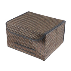 Коробка для хранения Casy home с крышкой синий 35х30х22 см