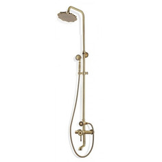 Комплект для ванной и душа одноручковый длинный (25см) излив, лейка цветок Bronze de Luxe 10120df/1 windsor