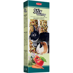 Лакомство Padovan Stix Country с фруктами и овощами для кроликов, морских свинок и шиншилл 100 г