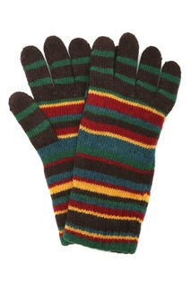 Перчатки в разноцветную полоску Paul Smith
