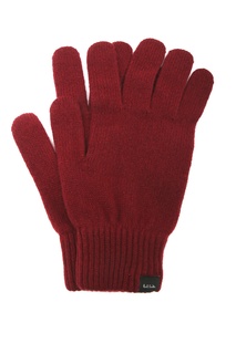 Красные кашемировые перчатки Paul Smith