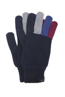 Шерстяные перчатки с цветными пальцами Paul Smith