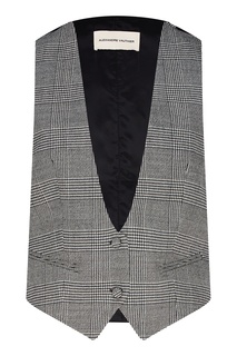 Жилет в клетку принца Уэльского Alexandre Vauthier