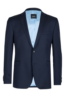 Синий шерстяной пиджак Strellson