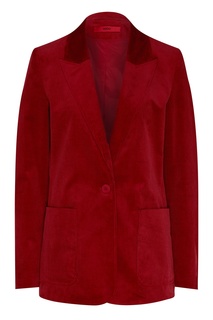 Красный бархатный пиджак Hugo Boss