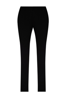 Черные брюки со складками у пояса No21